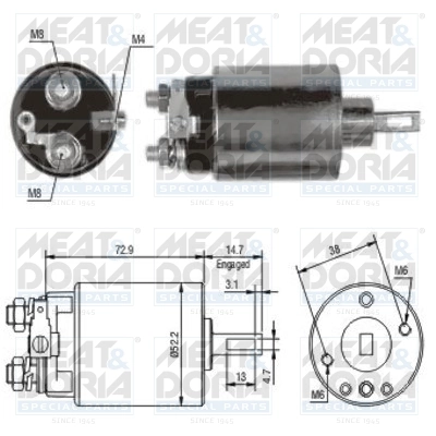 Solenoid Switch, starter